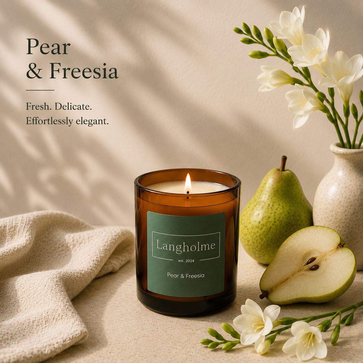 Candle - Pear and Freesia - 200gm